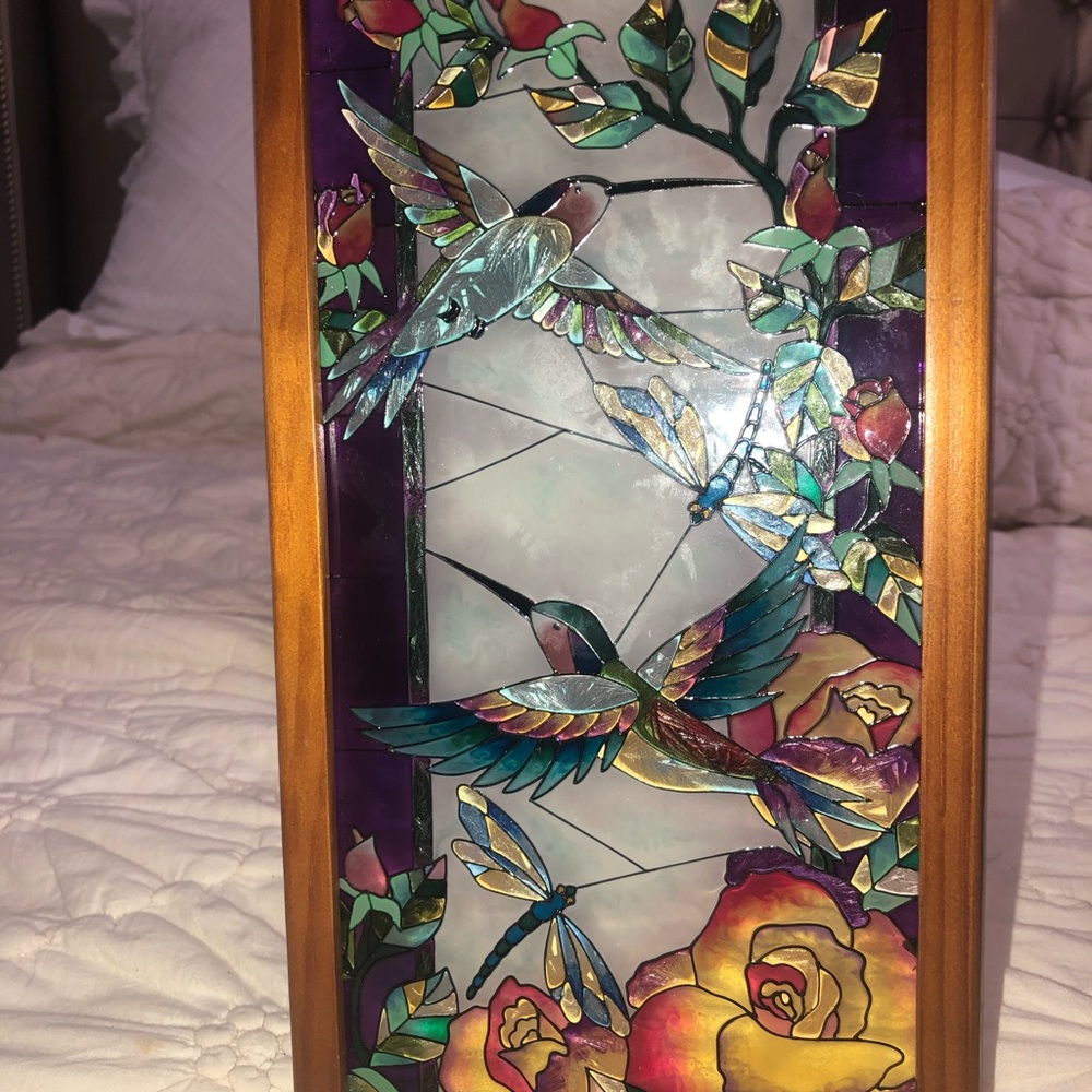 Humming Bird Glass